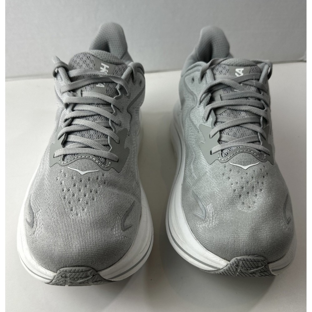Hoka One One Clifton 10 Shoes Mens Size 11 2E Wide Stellar Grey *Heavy Wear - Picture 2 of 16
